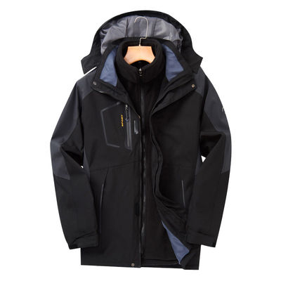 Outdoor Windbreaker Wodoodporna kurtka alpinistyczna Męska kurtka 3 w 1