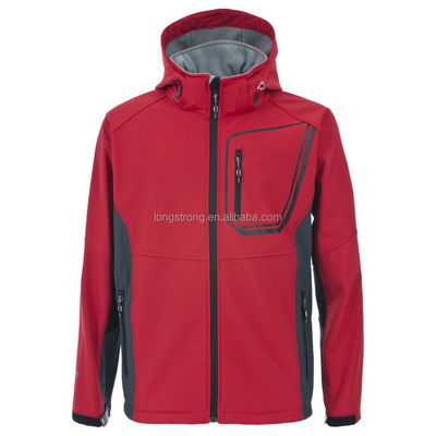 Outdoor Poliester Oddychająca kurtka z kapturem dla dzieci Garment Boy Softshell Jacket