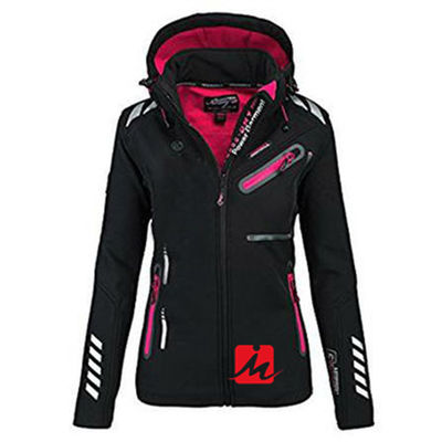 Poliester Elastan Wodoodporne kurtki softshell Damska kurtka turystyczna Champing Outdoor