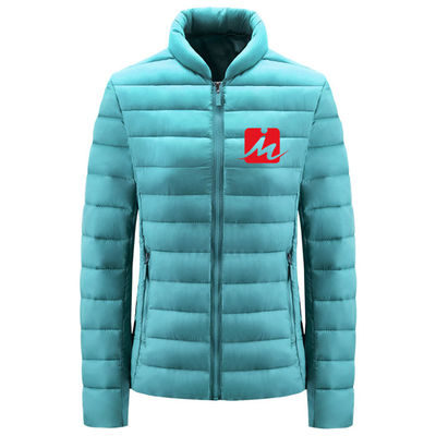 Puchowa lekka kurtka puchowa City Casual Cotton Collar Pocket Poliester Kurtka z zamkiem błyskawicznym Odporna na zużycie
