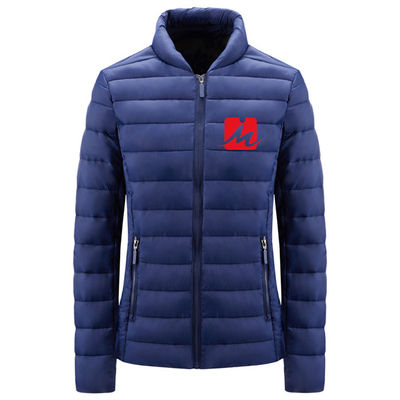 Puchowa lekka kurtka puchowa City Casual Cotton Collar Pocket Poliester Kurtka z zamkiem błyskawicznym Odporna na zużycie