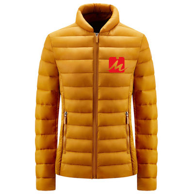 Puchowa lekka kurtka puchowa City Casual Cotton Collar Pocket Poliester Kurtka z zamkiem błyskawicznym Odporna na zużycie