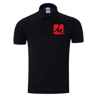240 GSM Oddychające koszulki polo 100% Rayon Pique Haftowana bawełna Męskie koszulki polo