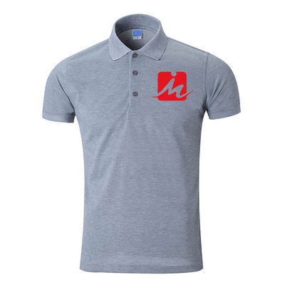 240 GSM Oddychające koszulki polo 100% Rayon Pique Haftowana bawełna Męskie koszulki polo