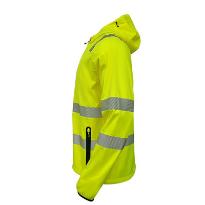 Wodoodporna odzież o wysokiej widoczności Hi Vis Jednolita odblaskowa kurtka robocza Odzież robocza