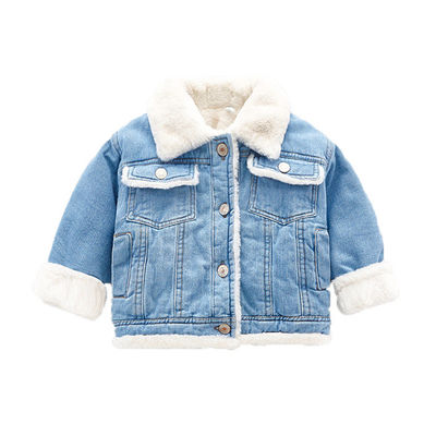 Niestandardowe kurtki jeansowe z haftem OEM Boy'S Girl'S Kid Outwear Jacket