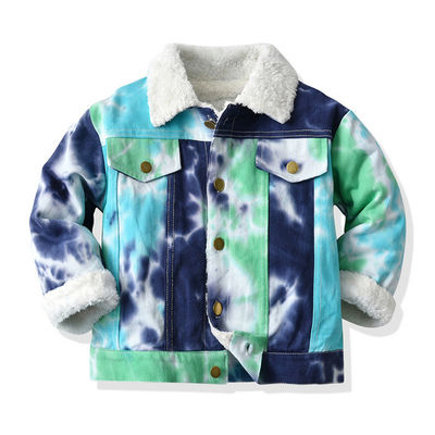 Niestandardowe kurtki jeansowe z haftem OEM Boy'S Girl'S Kid Outwear Jacket