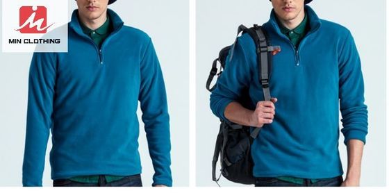 Casual Running Wodoodporne, oddychające kurtki Sportowa kurtka polarowa Half Zip Poliester