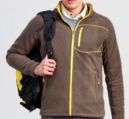 Outdoor Sports Winter Fleece Jacket Zip Poliester Odzież męska