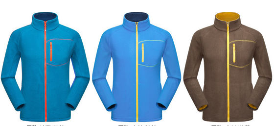 Outdoor Sports Winter Fleece Jacket Zip Poliester Odzież męska