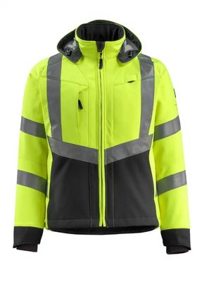 Męska kurtka softshell Kolory fluorescencyjne Kolory odblaskowe Kurtki Odzież robocza Wodoodporne kurtki softshell